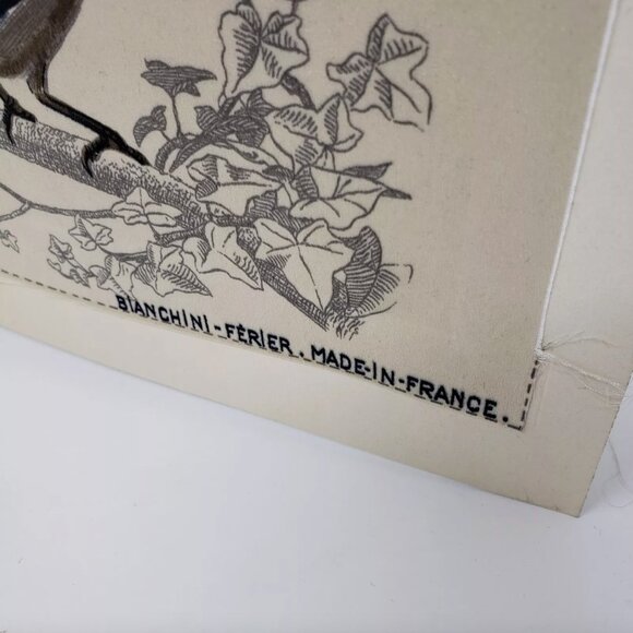 Bianchini Ferier Passereau Lyon Silk Art Bouvreuil & Gros Bec Birds Passereaux - Picture 6 of 9